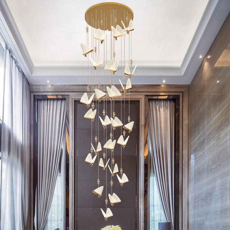 Warmth 'n' Wings Chandelier: Butterfly Double Height