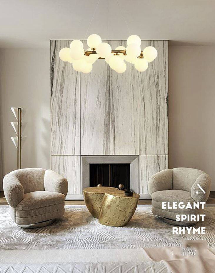 Starlit Dining Charm Chandelier (Round)