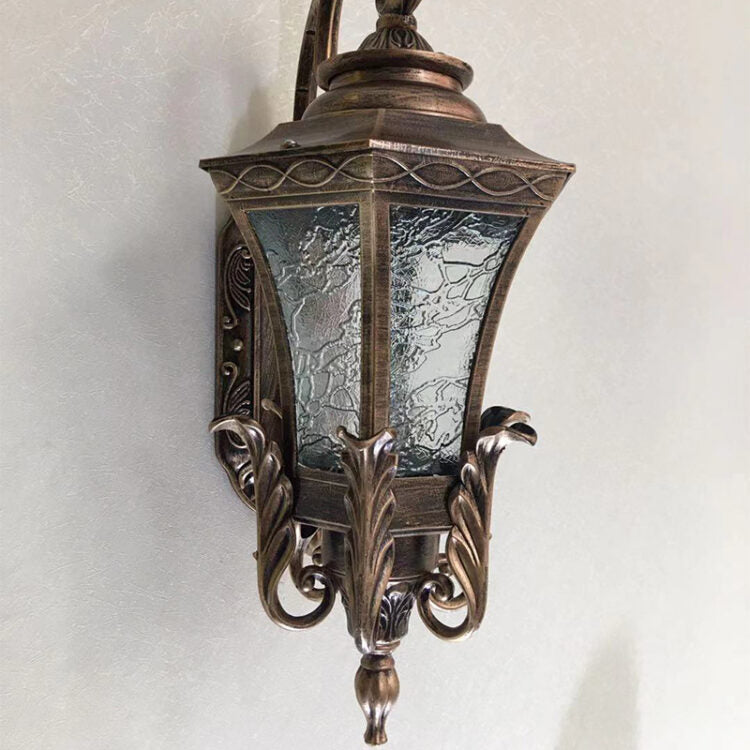 Cascade Flare Antique Outdoor Wall Light