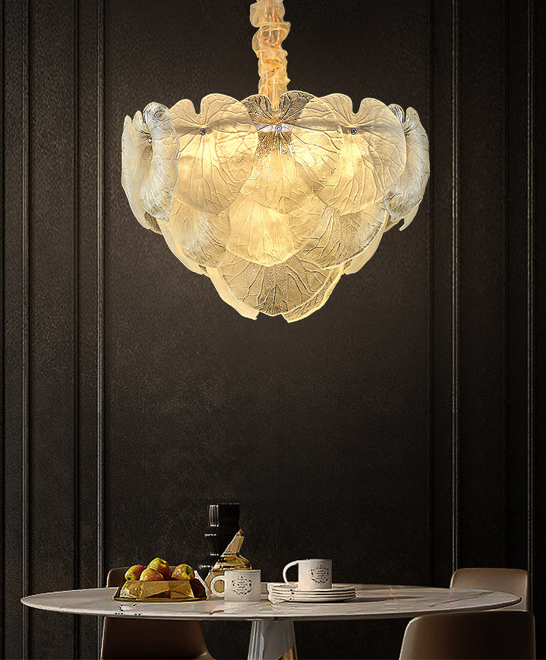 Glow Sphere Gold Cascade 600mm Chandelier