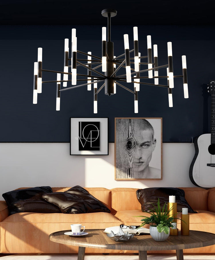 Willow Whisper Chandelier (Black)
