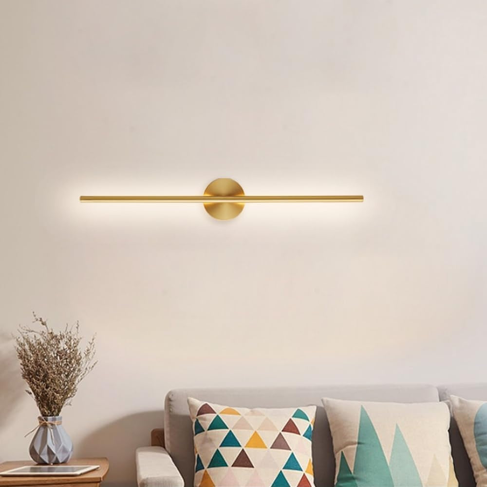 1000 MM Copper Long Strip Wall Light Ultra Thin Linear Wall Light