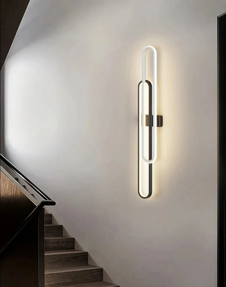 Black Metal Linear Strip Wall Light