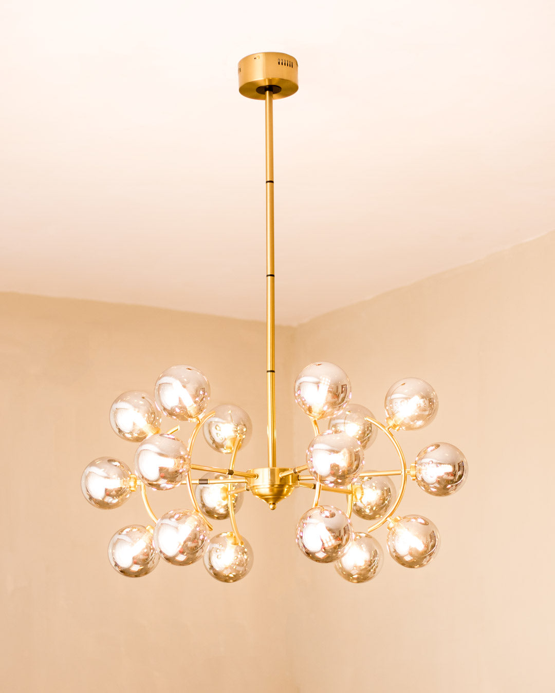 Grandeur Smoke Glass Chandelier