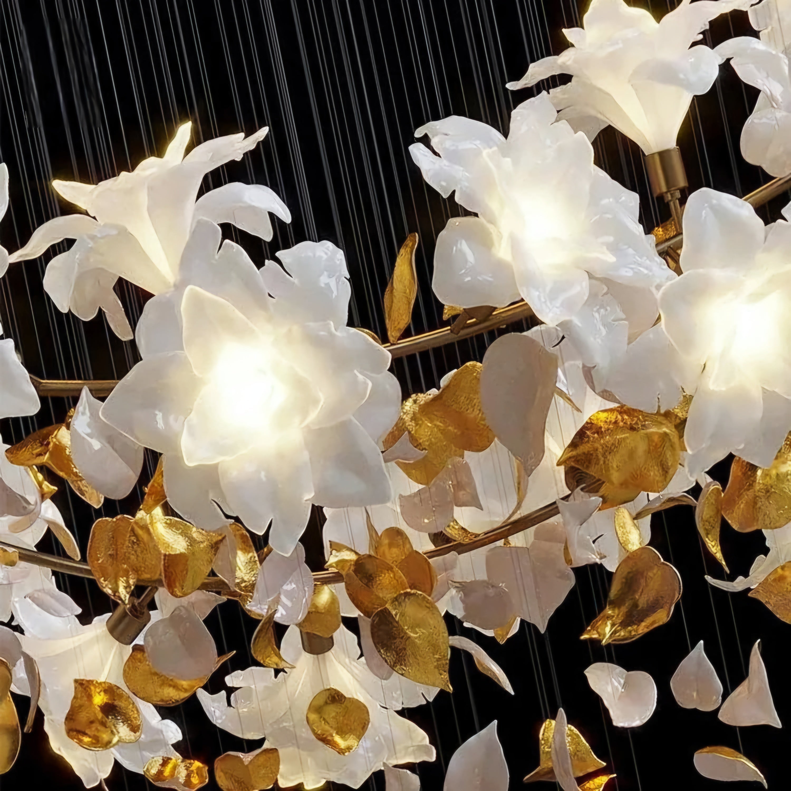 Serene Lily Chandelier