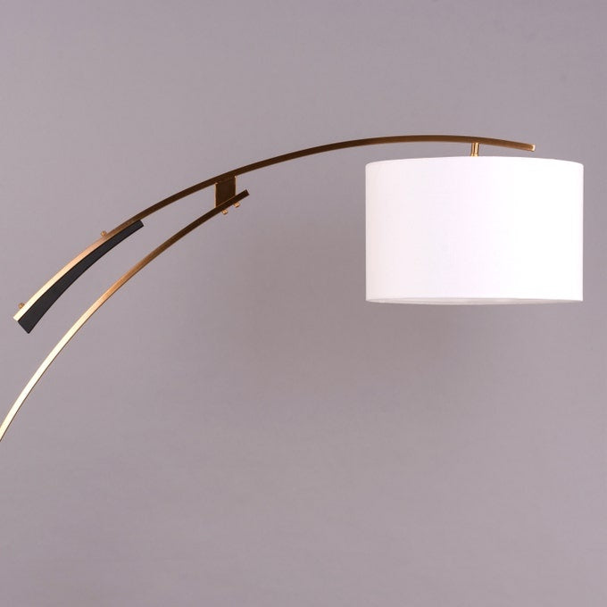 Direct Flight (Black, Gold) Floor Lamp