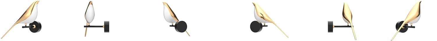 Optimistic Single Bird Wall Light