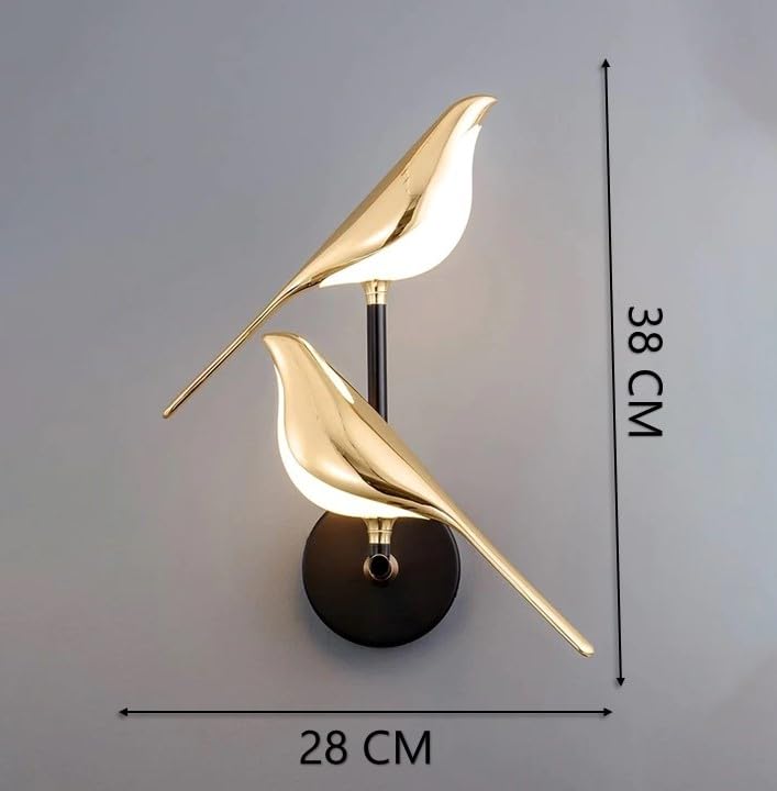 Optimistic Bird Pair Light with Metal Base