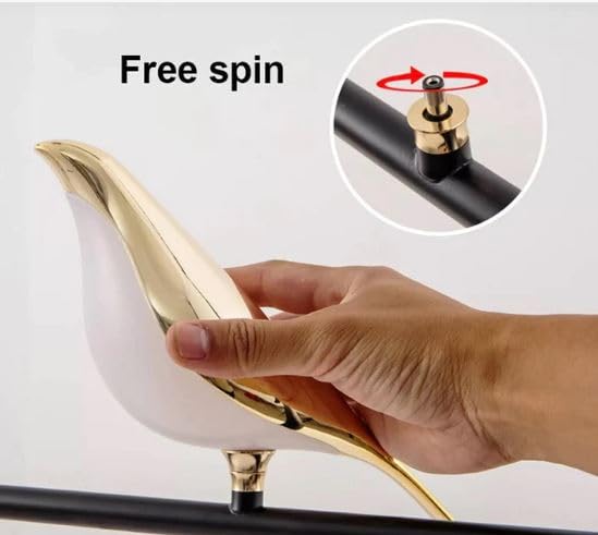 Optimistic Birdie Glow Pendant Lamp With Metal Base