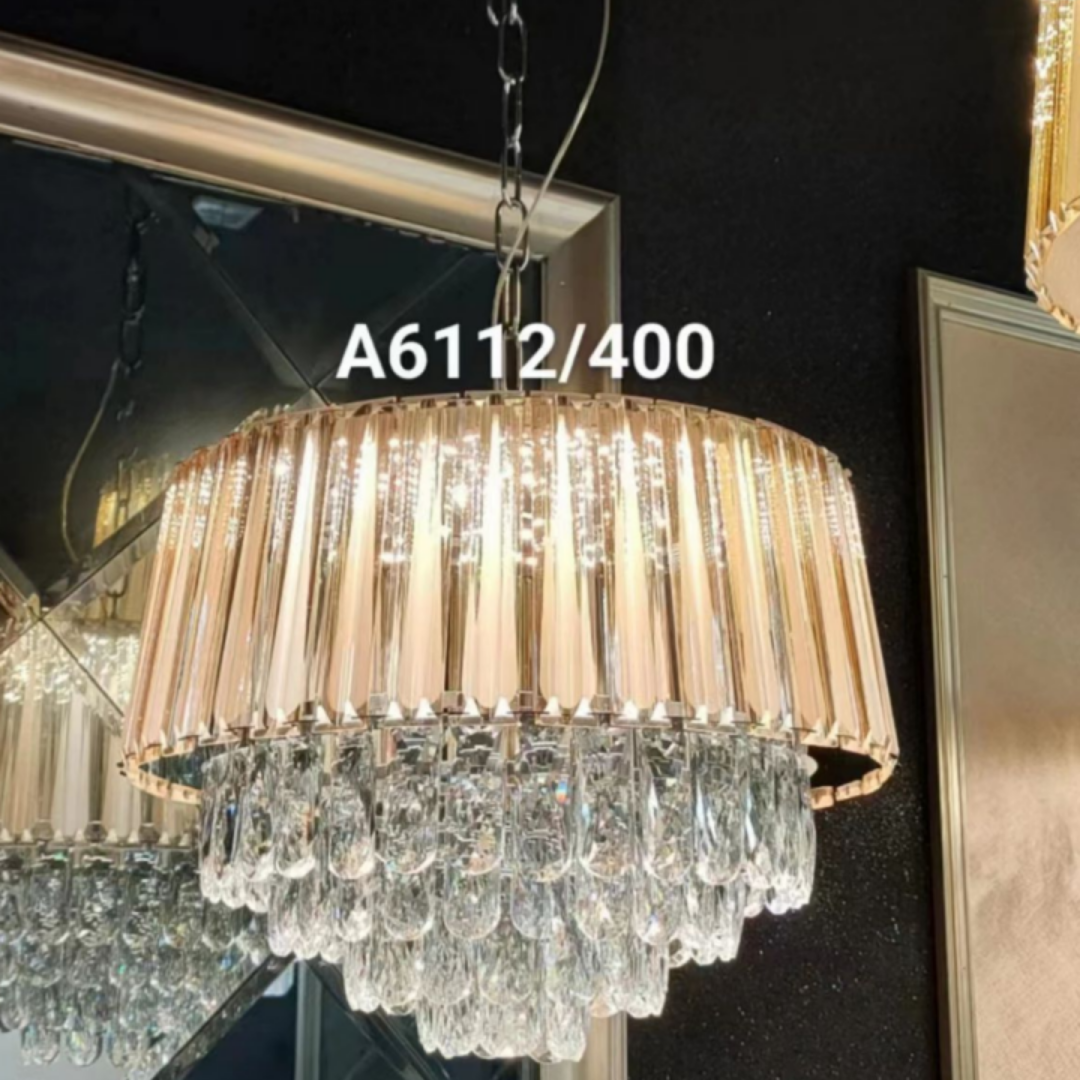 Round Crystal Chandelier (Premium Quality)