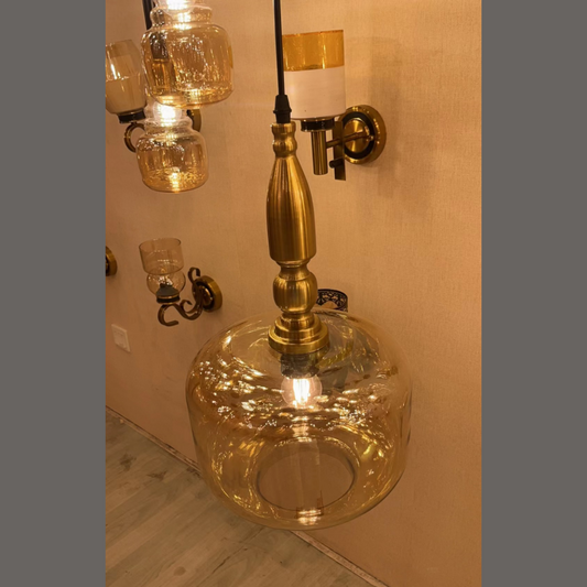 Glass Single Hanging Lights