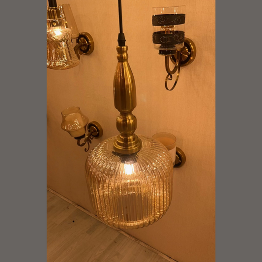 Glass Single Hanging Lights