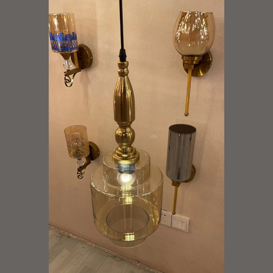 Glass Single Hanging Lights