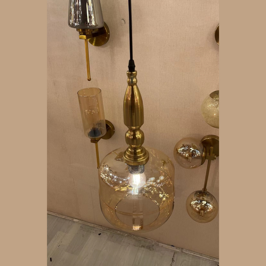 Glass Single Hanging Lights