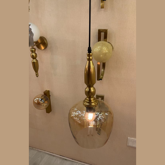 Glass Single Hanging Lights