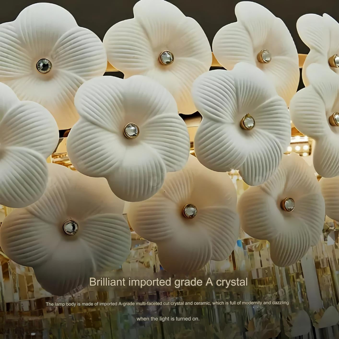 Orchid Bliss (White) Chandelier