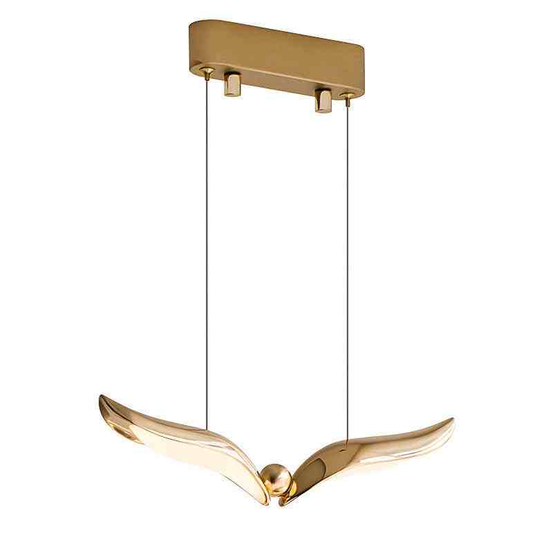 New Led Gold Hanging Pendant Light