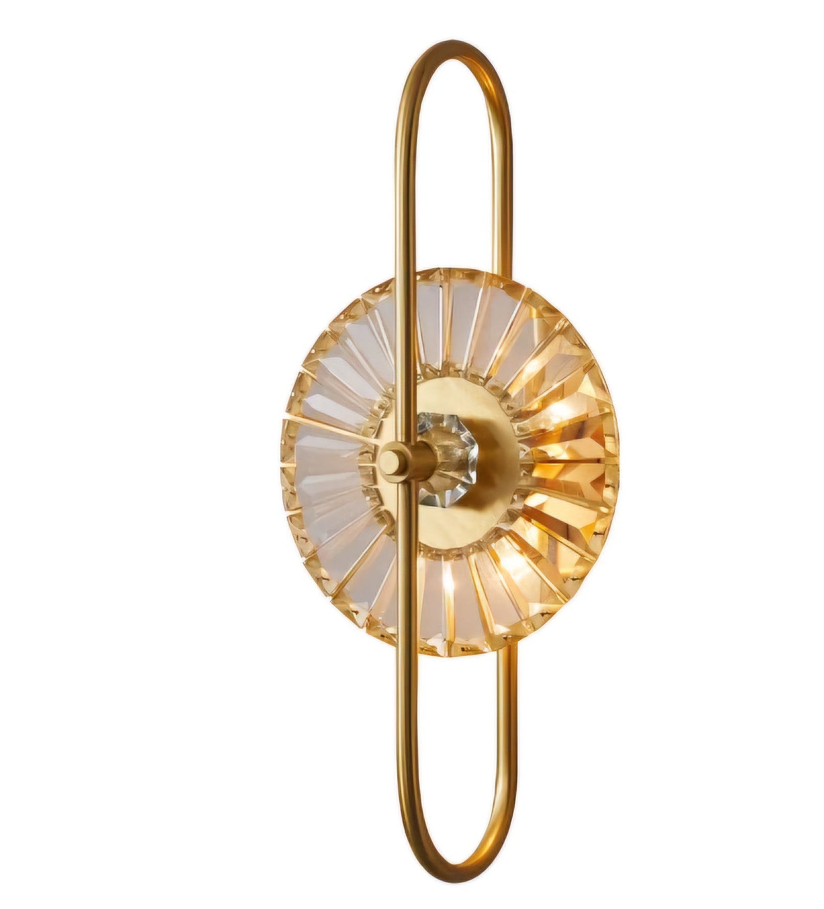 Sunburst Oro (Gold) Crystal Wall Light