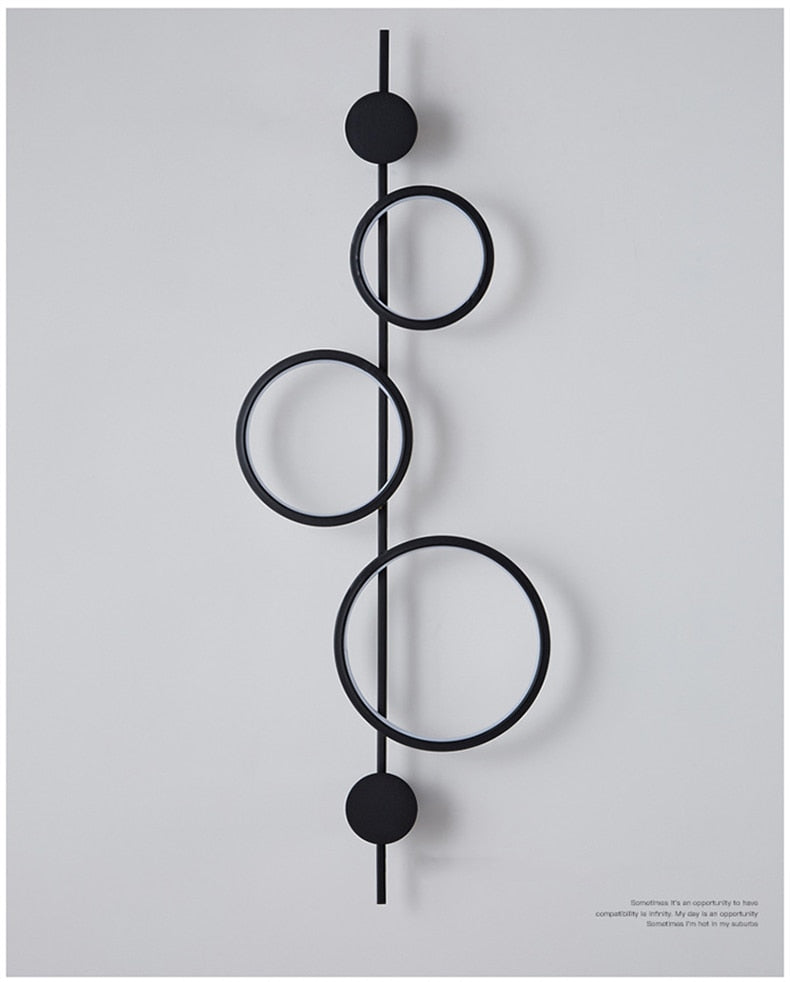 Global Zones (Black) Wall Light