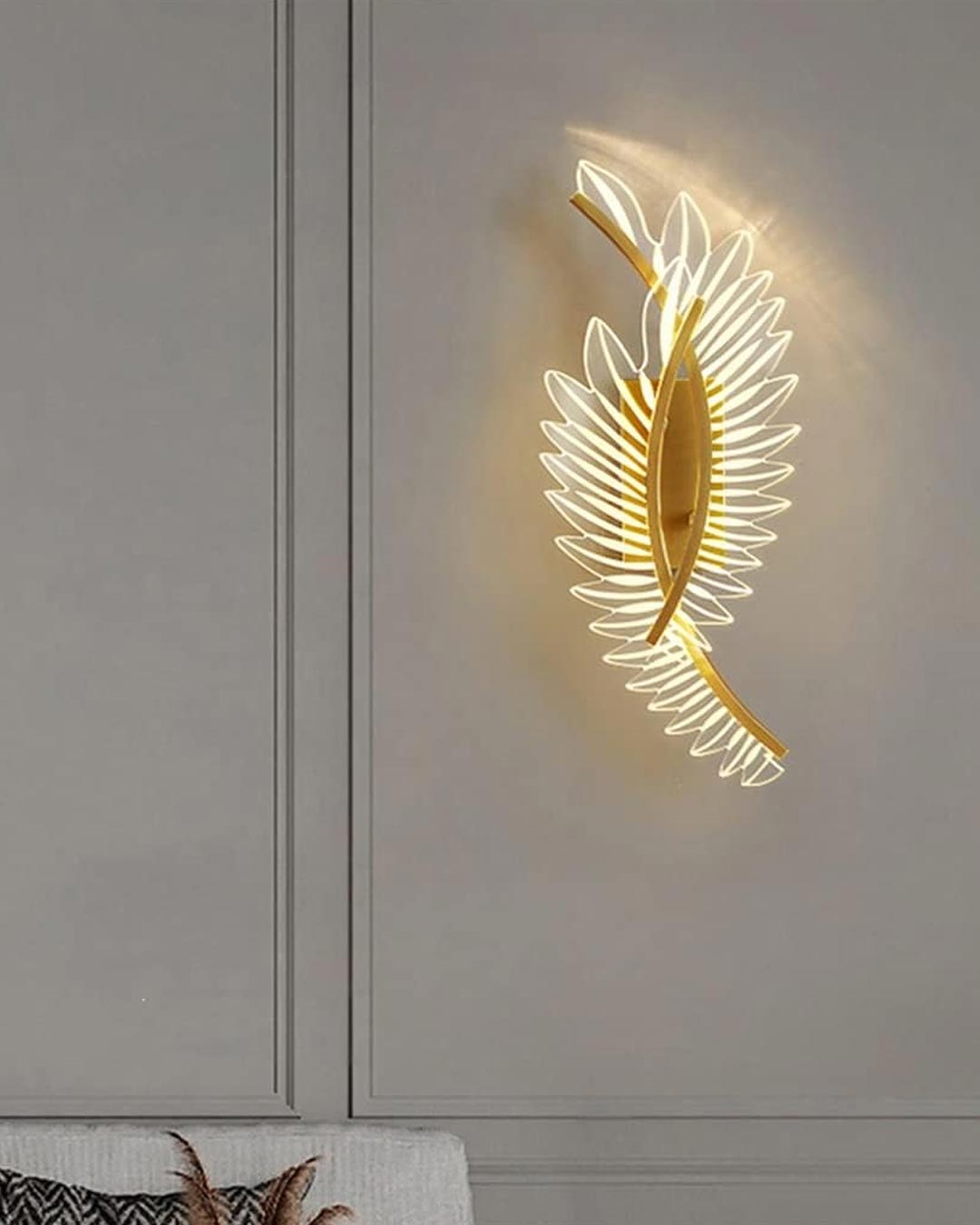 Crystal Wings LED Wall Light