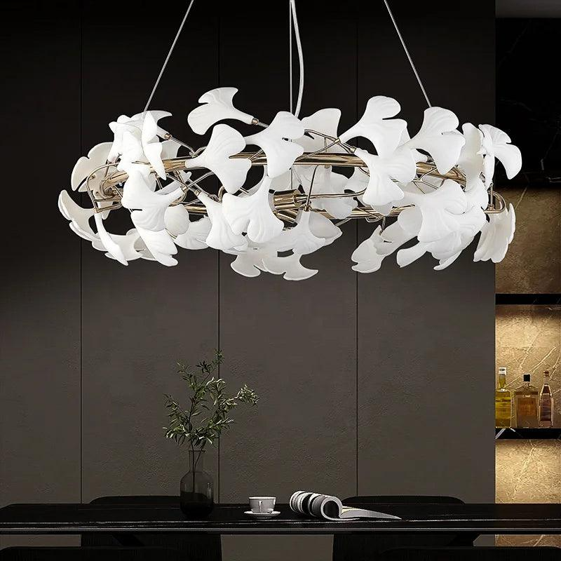 600 Mm Crystal Gold Metal Chandelier Hanging Lamp