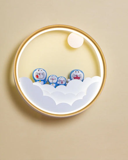 Doraemon Family LED Wall Light