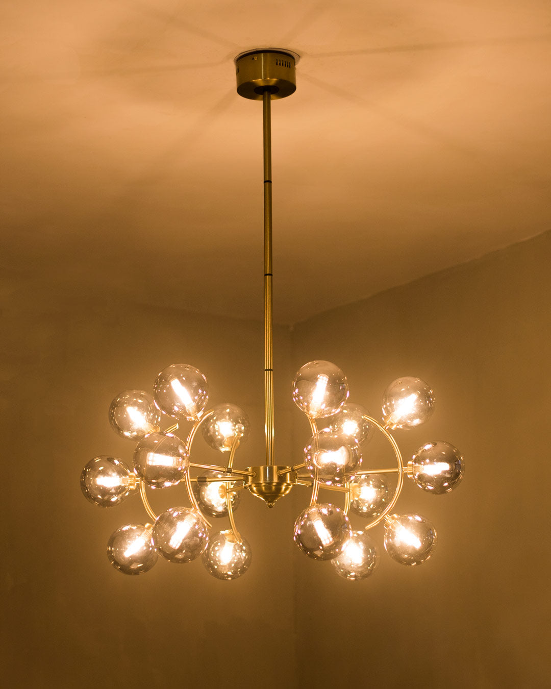 Grandeur Smoke Glass Chandelier