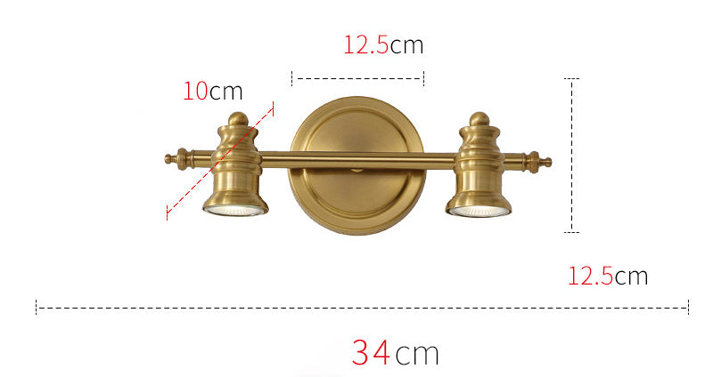 Vintage Glow: Dual LED Picture/Mirror/Vanity Wall Light