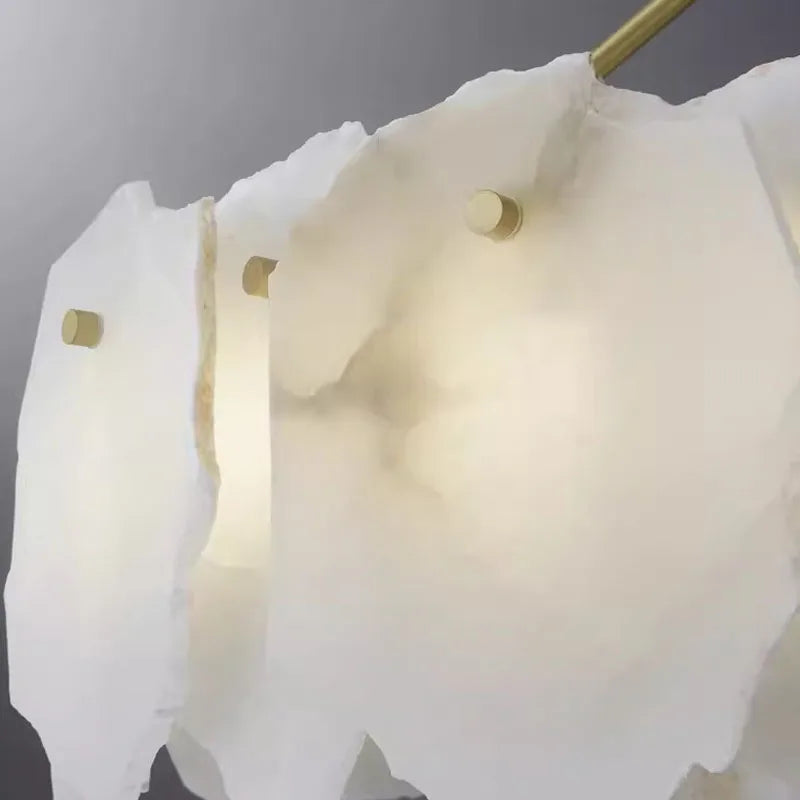 Modern Style Indoor Decoration Alabaster Chandelier