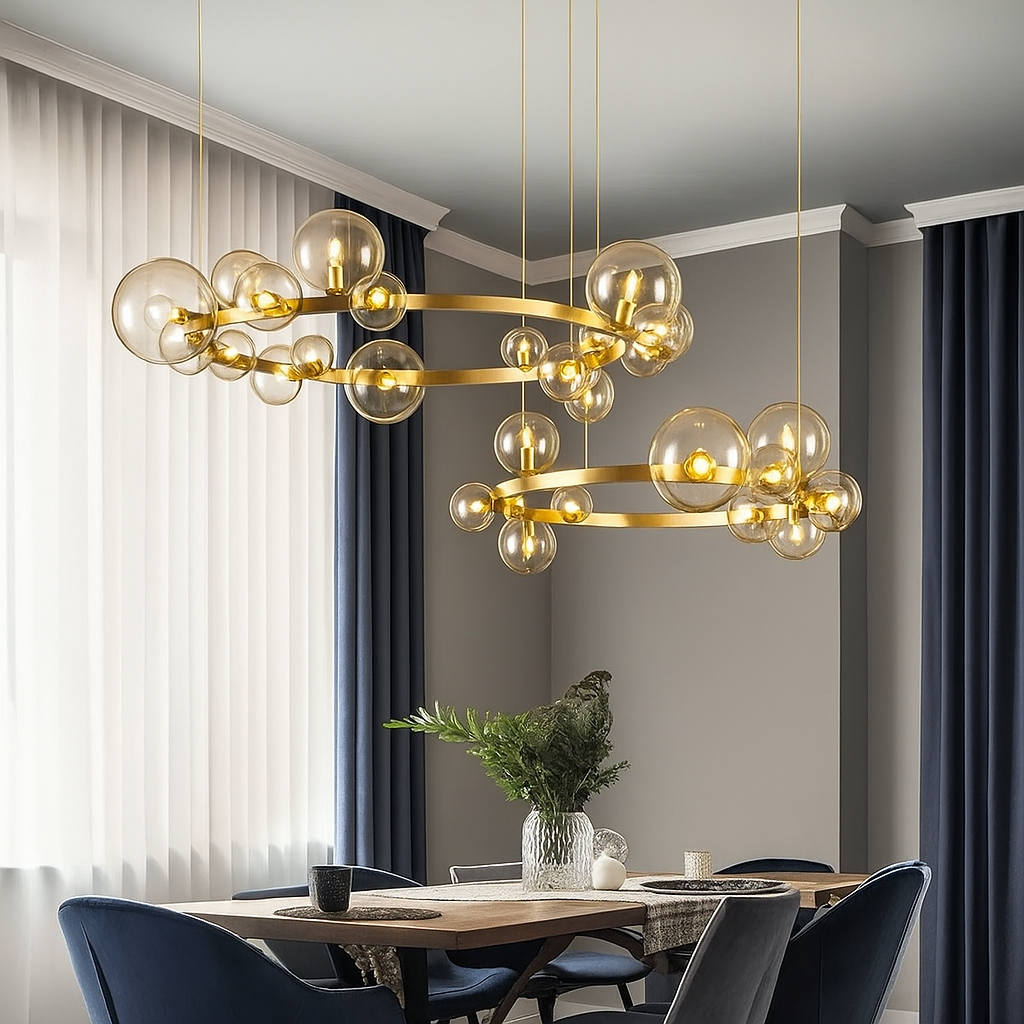 Summer Eve (Glass, Combo) Chandelier