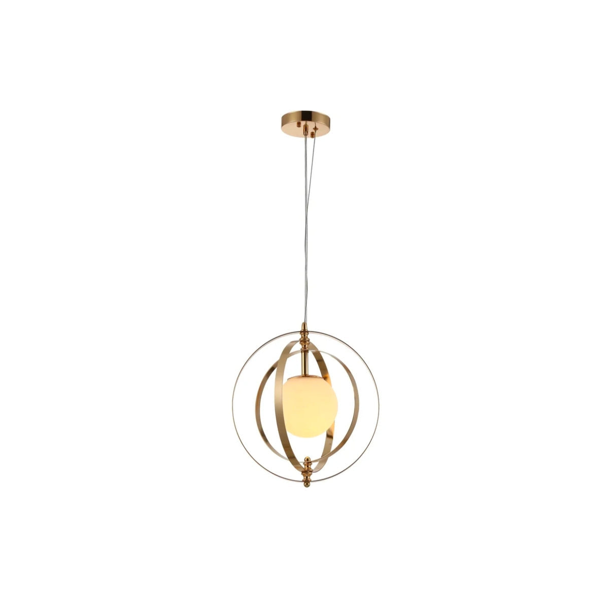 Satellite Three Rings Gold Lamp