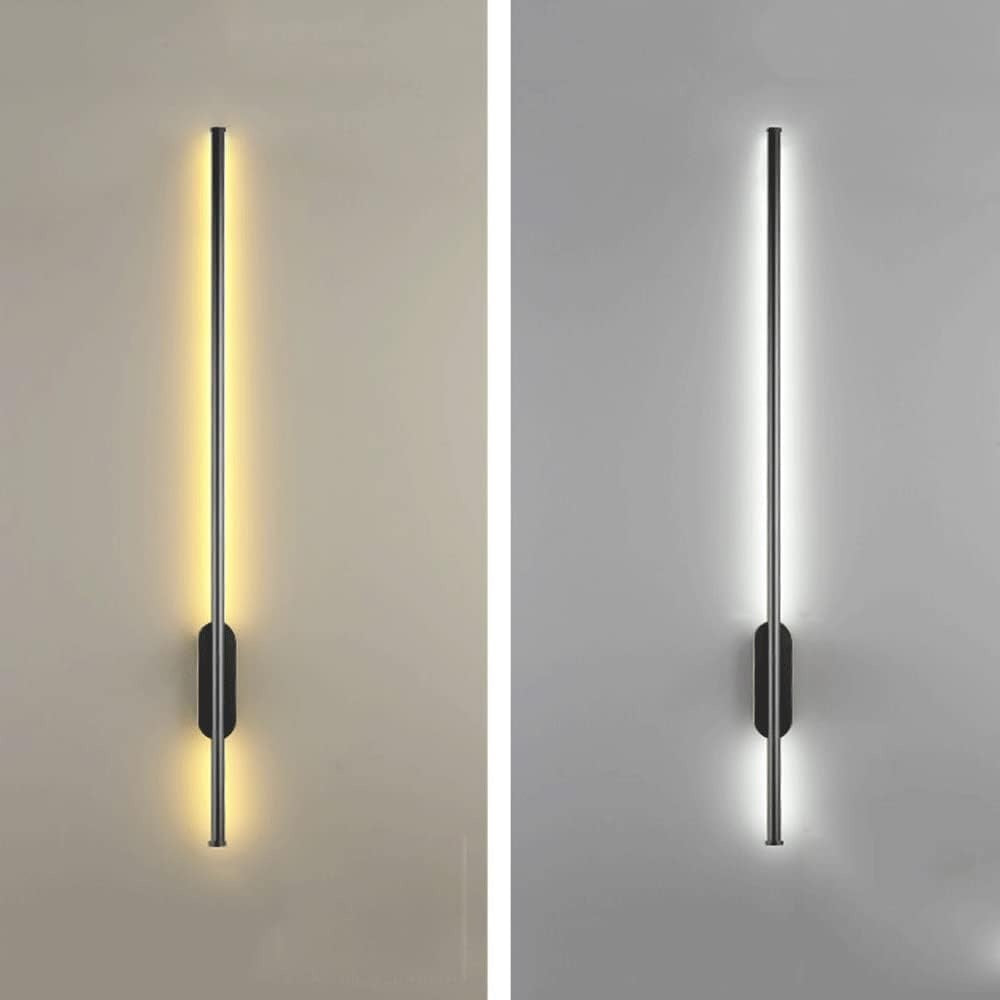 Black Metal Strip 60 Cm Wall Light