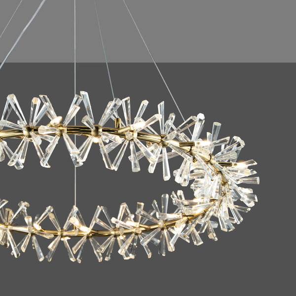 Crown In Hall (Gold) Crystal Chandelier