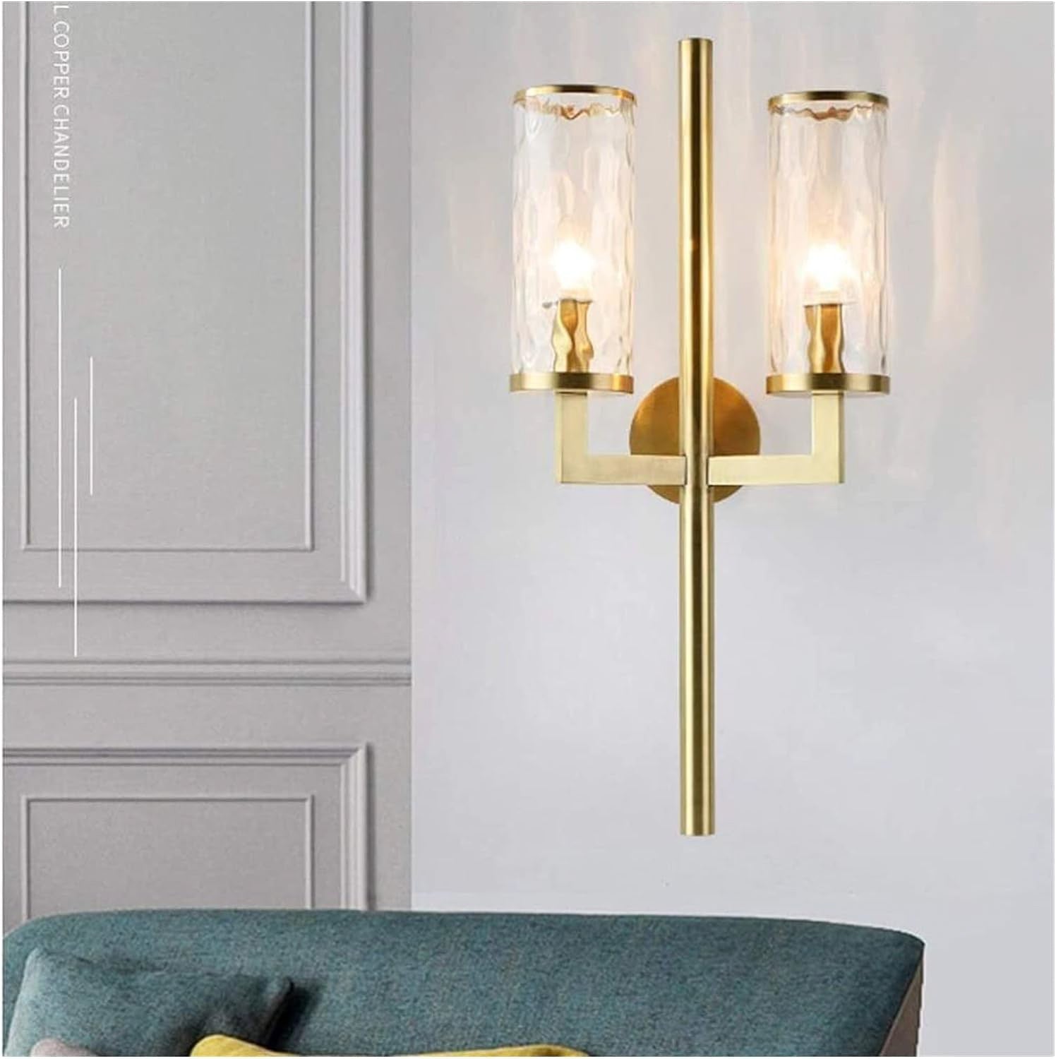 Two Mosaics (Gold) Wall Light