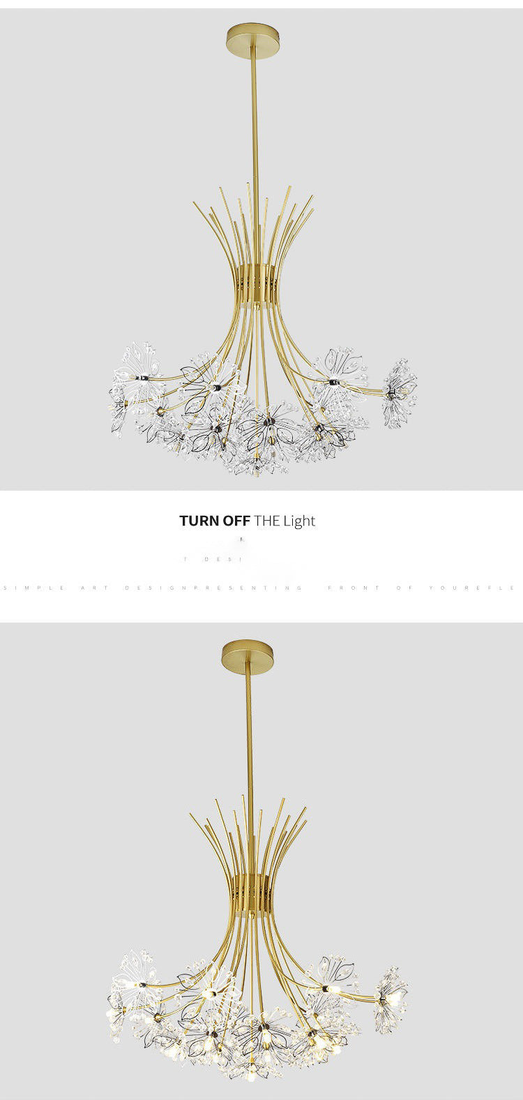 19 Light LED Luminaire Chandelier