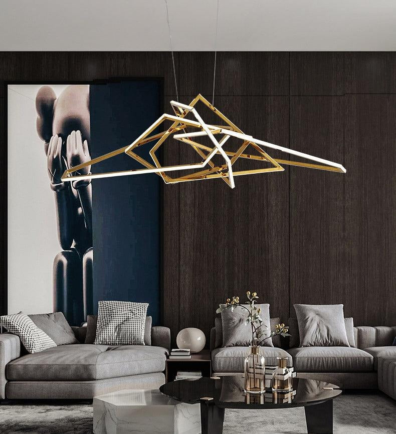Gilt Edge Horizon (Gold) Chandelier (1000 mm)