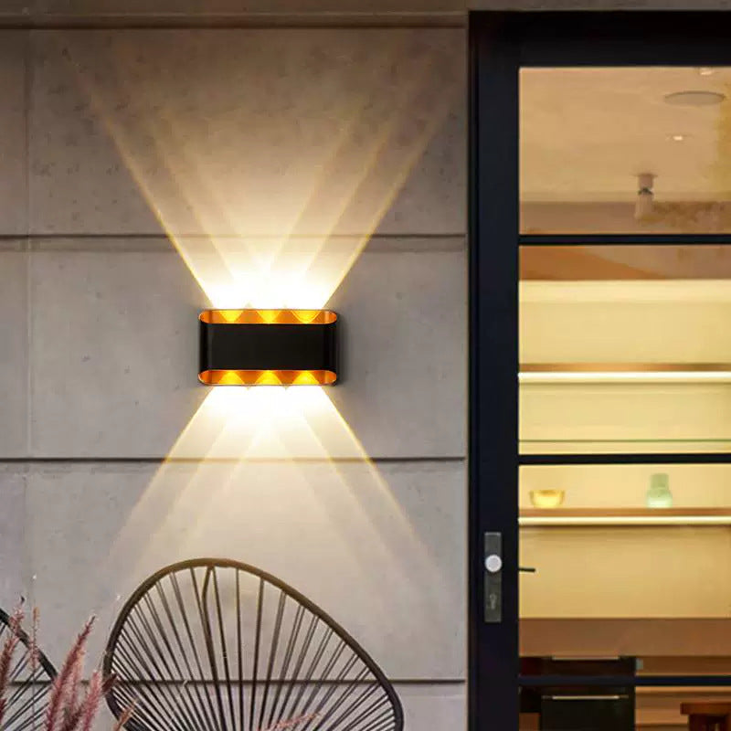 6 Lights Facade Outdoor Wall Light
