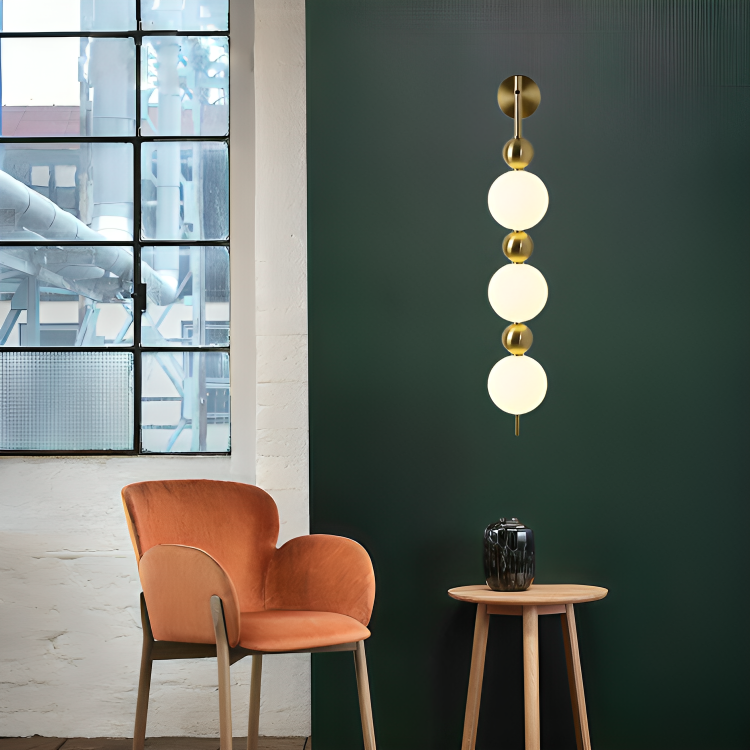 Nordic Minimalist Gourd String LED Wall Light