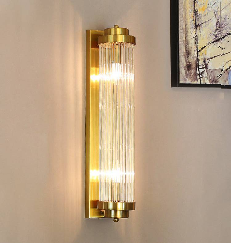 Twisted Gleam: Gold Metal Wall Dream Wall Light For Drawing Room