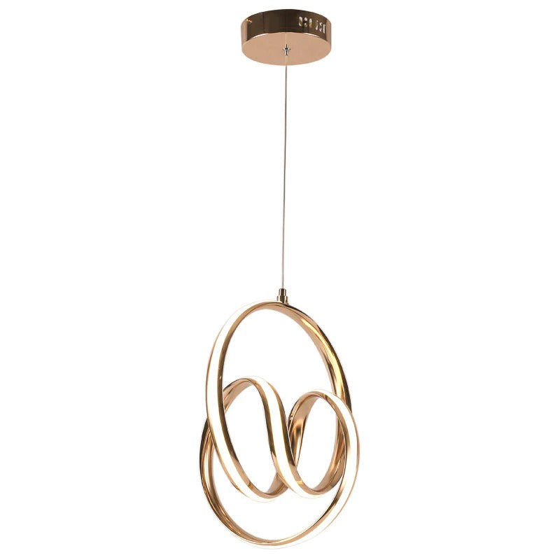 Criss n Cross Nebula (Gold) Pendant Light