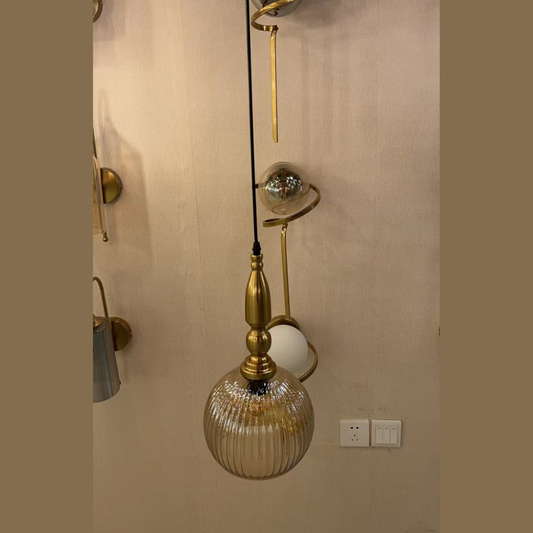 Glass Single Hanging Lights