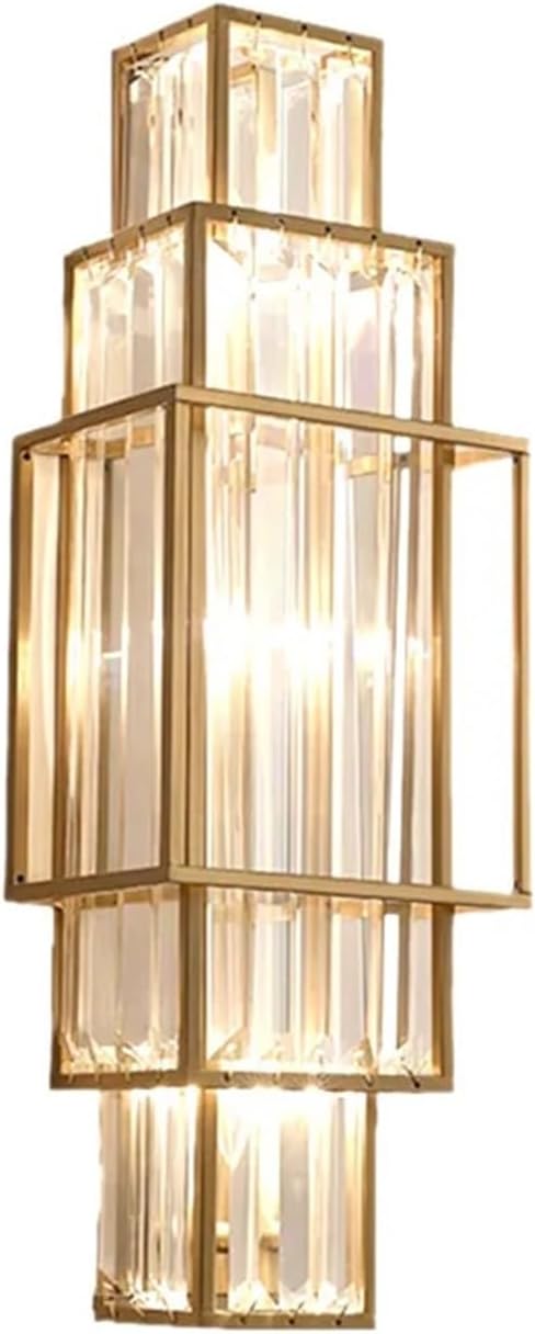 Modern Minimalist Luxury Glass Crystal Wall Lamp