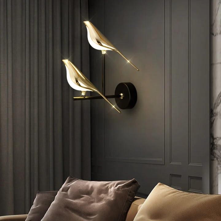 Optimistic Bird Pair Light with Metal Base
