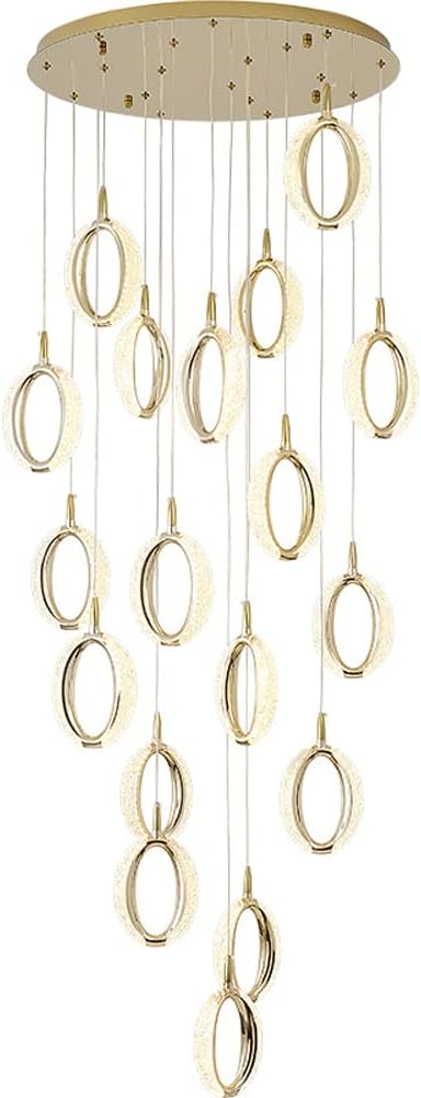 Villa Duplex Staircase Chandelier