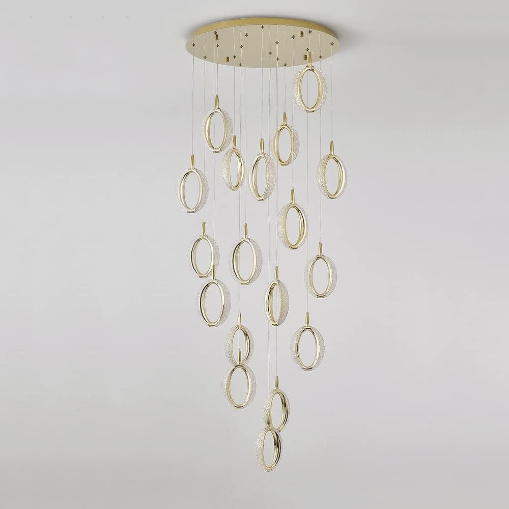 Villa Duplex Staircase Chandelier