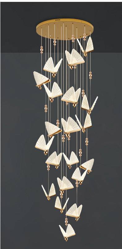 Warmth 'n' Wings Chandelier: Butterfly Double Height