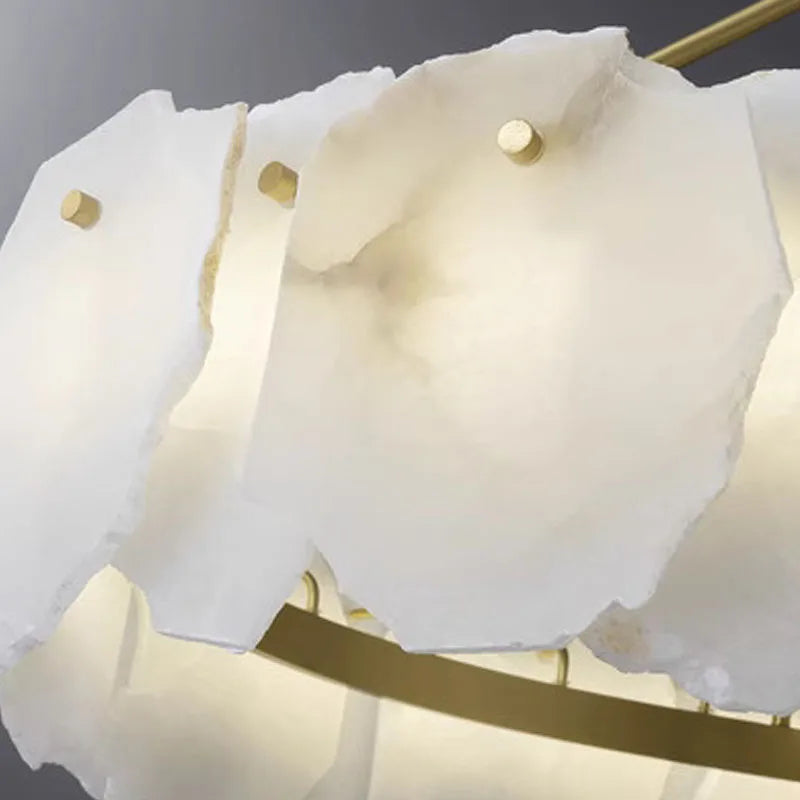 Modern Style Indoor Decoration Alabaster Chandelier