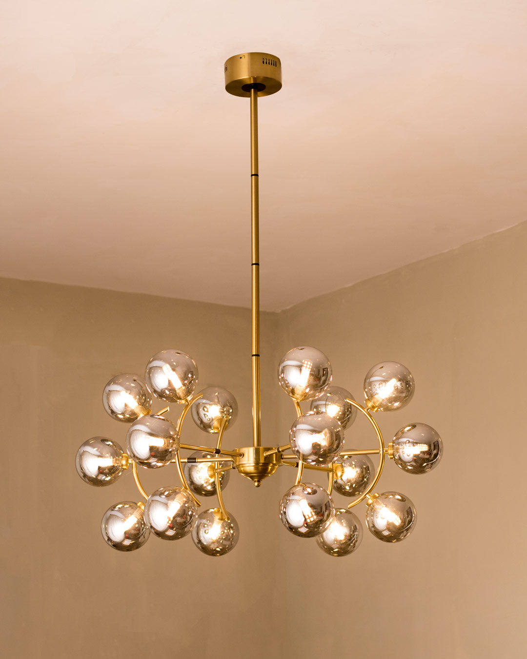 Grandeur Smoke Glass Chandelier