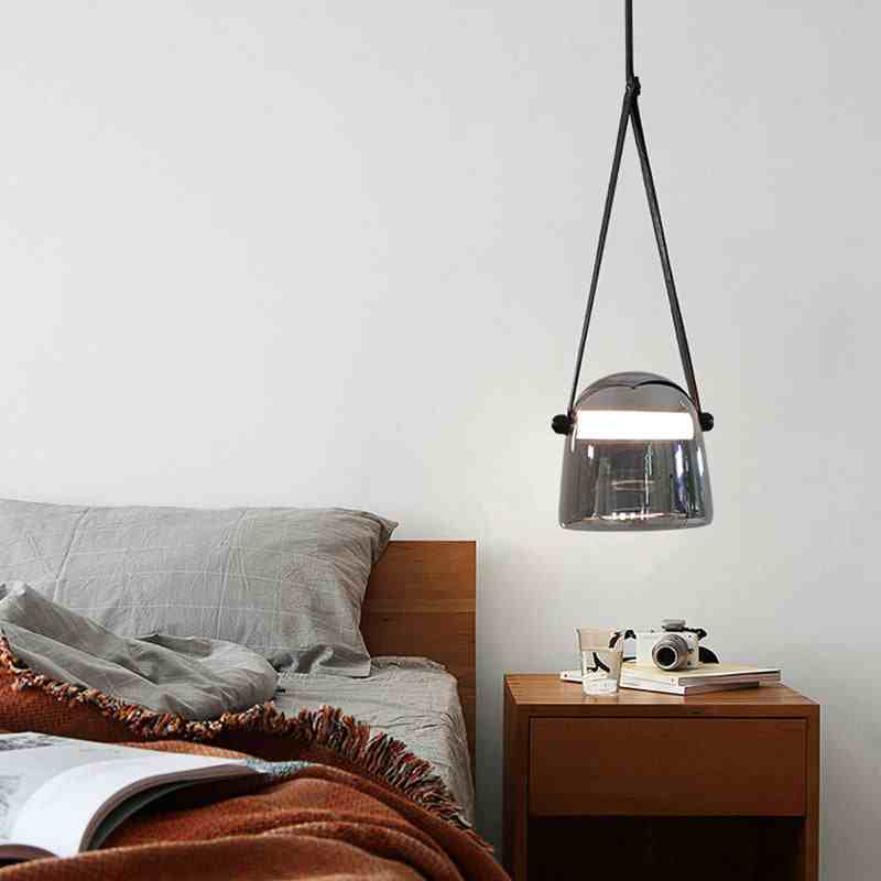 Smokey Glass Pendant Light