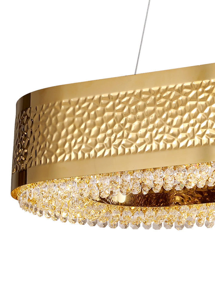 Crystalina Bold Gold Chandelier